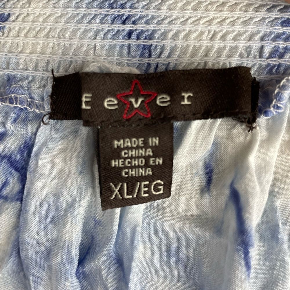 Fever Button Down Tunic Top Size XL EUC - Picture 5 of 6